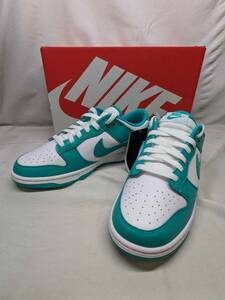 ■未使用状態 NIKE DUNK LOW RETRO CLEAR JADE ナイキ ダンク ロー クリアジェイド DV0833-101 US9 27㎝ ●241030