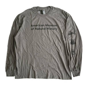 American Museum of Natural History　アメリカンミュージアムナチュラルヒストリー 昆虫 長袖Tシャツ　XLサイズ　アメリカ自然史博物館