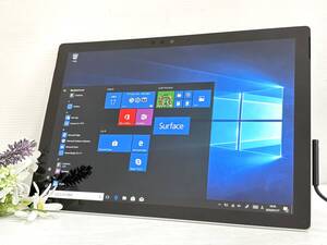 【SIMフリー】Microsoft Surface Pro 5 model:1807『Core i5(7300U) 2.6Ghz/RAM:8GB/SSD:256GB』12.3インチ LTE対応 Win10 動作品※難あり