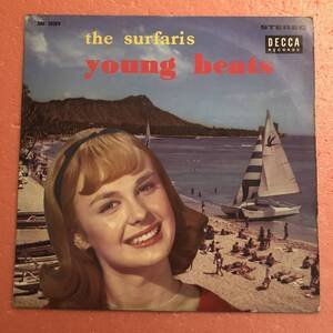 LP 国内盤 ペラジャケ ザ サファリーズ ヤング ビート The Surfaris Young Beats