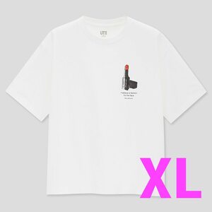 送料無料・新品【XL】(白)シュウウエムラ ユニクロUT Tシャツ