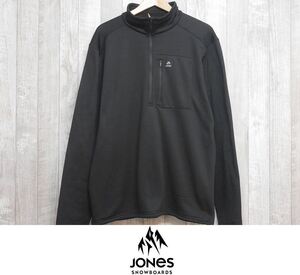 【新品】25 JONES FLAGSHIP RECYCLED GRID FLEECE - Mサイズ - STEALTH BLACK 正規品 スノーボード ミドルレイヤー パーカー