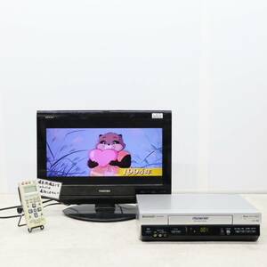 △ 中古動作品!! リモコン付き｜VHSビデオデッキ｜Panasonic パナソニック NV-HV72G ｜ 希少!! ■P1402