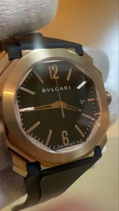 希少 BVLGARI オクト 社外 ラバーベルト