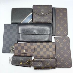 1円 LOUIS VUITTON 極美品含む！10品 モノグラム ダミエ エピ 財布 カードケース キーケース iPhone ケース 定期入れ パスケース 転売商材