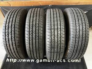 ◆中古タイヤ4本セット 即決有! ブリヂストン デューラー H/T 255/70R18 255/70-18 ラングラー ディフェンダー タンドラ 車検 夏タイヤ M+S