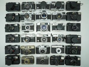 ★レンジファインダーなど★MAMIYA/Yashica/Canon/RICOH/OLYMPUS/Fujica/Konica/ 等 計:30点まとめ【ジャンク品】30945