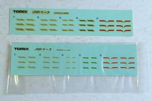 ★1円〜TOMIX デカ－ル JNRマーク2枚 車両 ヘッドマーク 情景 トミックス ★