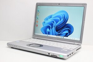 1円スタート ノートパソコン Windows11 WPS office搭載 Panasonic レッツノート CF-SZ6 第7世代 Core i5 SSD256GB メモリ8GB カメラ