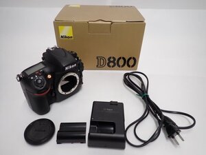 良品 Nikon D800 ニコン デジタル一眼レフカメラ ボディ バッテリー2個/充電器/元箱付 ショット数:27,706枚 ★ 70D6C-9