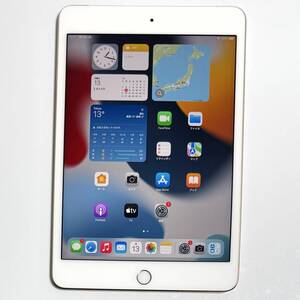 Apple SIMフリー iPad mini 4 ゴールド 128GB MK782J/A Wi-Fi+Cellular バッテリー最大容量82% アクティベーションロック解除済