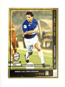 WCCF 2002-2003 ロベルト・マンチーニ EXTRA ATLE Panini SERIE A 02-03 サンプドリア