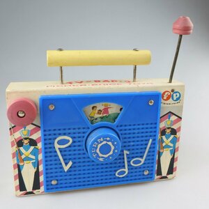 【ビンテージ・アンティーク】FISHER PRICE TOYS（フィッシャープライズ）オルゴールラジオ