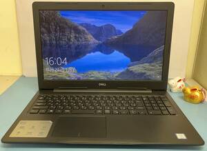 中古ノートパソコン★Windows10★DELL Core i3-8145U/@2.30GHz/4GB/SSD 120GB/15インチ以上★