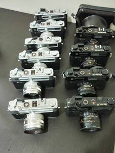 YASHICAエレクトロ３５シルバー６点／ブラック4点おまとめ１０点動作未確認現状渡し