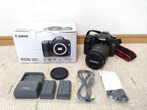 ◆Canon◆キャノン◆EOS 50D◆望遠レンズ付き◆中古◆デジタル一眼レフカメラ