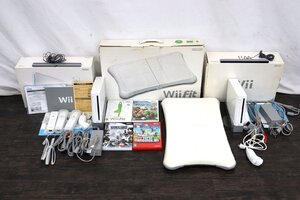 【行董】Nintendo 任天堂 Wii Wii Fit ウィー ウィーフィット 本体 マリオ バイオハザード マリオパーティ 付属 リモコン付属 AK000BOI87