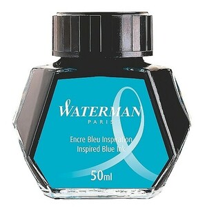 WATERMAN ウォーターマン ボトルインク インスパイアブルー（サウスシーブルー） 50ml S0110810 （旧 S2270140）