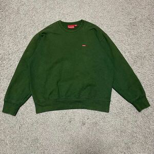 シュプリーム supreme Small Box Crewneck スモールボックス クルーネック スウェット 緑 グリーン 2020fwa week9 スモールボックスロゴ