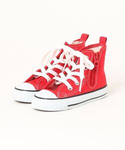 「CONVERSE」 「KIDS」ハイカットスニーカー 19cm レッド キッズ