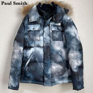 【高級】PaulSmith ポールスミス ラクーンファー ダウンジャケット M