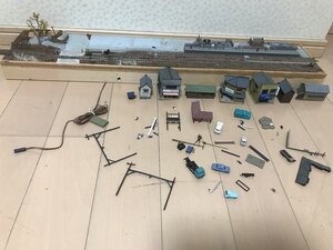 ★　【ジャンク扱い　現状渡し】　鉄道模型　ジオラマ　ミニチュア　建物　ストラクチャー　昭和レトロ　昭和時代　vintage　風景