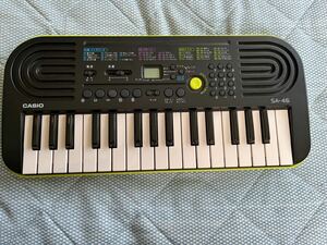 CASIO カシオ ミニキーボード SA-46 電子ピアノ 電子キーボード　中古　動作品