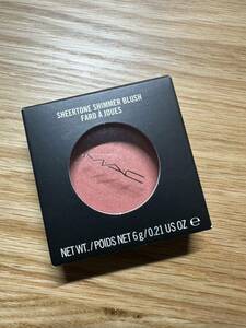 新品　MAC マック　シアトーンブラッシュ　ピーチィキーン　チーク　ほお紅　メイク　化粧品 ホワイトデー