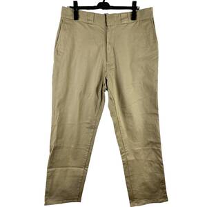 Dickies(ディッキーズ) Casual Style Straight Pants (beige)