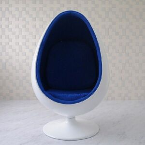 Sessle Eye ボールチェア　エーロ・アールニオ 　色ホワイト×ブルー sofa ソファ ballchair チェア 椅子 パーソナルチェア