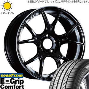 マツダ6 アテンザワゴン 225/55R17 ホイールセット | グッドイヤー エフィシェントグリップ & GTX02 17インチ 5穴114.3