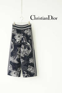 Christian Dior クリスチャン ディオール ウール×カシミヤ 総柄 ニット　パンツ size F34 154P02AM101 0614919