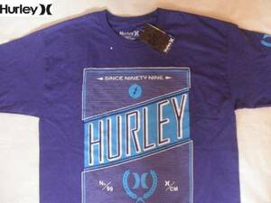 ◇本場USA購入 《Hurley》 Classic Fit プリントT US L パープル