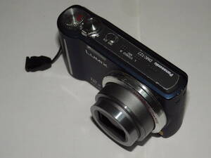 ★中古美品パナソニック ルミックスＬＵＭＩＸ TZ7 ブルー▲Panasonic Lumix DMC-TZ7★手振れ補正★顔認識★動作確認済★訳あり★