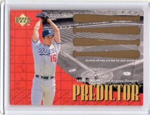 ●野茂英雄　カード　Vol.886　1997UD PREDICTOR INSERT #P17　ロサンゼルス・ドジャース