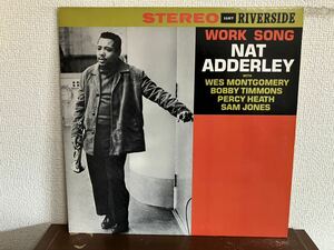 Nat Adderley WORK SONG 1989年盤　US盤 LP レコード RIVERSIDE WES MONTGOMERY リバーサイド　JAZZ BOBBY TIMMONS PARCY HEATH SAM JONES