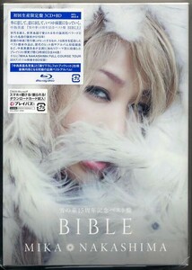 ☆中島美嘉 「雪の華15周年記念ベスト盤 BIBLE」 初回生産限定盤 3CD+Blu-ray Disc+フォトブックレット 新品 未開封