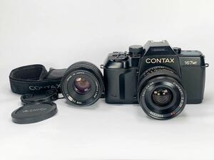 【現状品】CONTAX 167MT /CarlZeiss Distagon 35mm f2.8/YASHICA LENS DSB 55mm f2