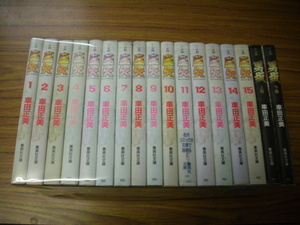 聖闘士星矢　全15巻＋男坂　上下巻　計１７冊セット★車田正美　集英社漫画文庫