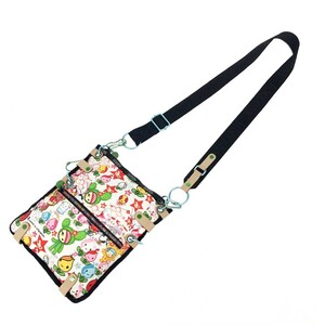 美品◆tokidoki for LESPORTSAC トキドキフォーレスポートサック ショルダーバッグ◆ マルチカラー ナイロン レディース 斜め掛け bag 鞄