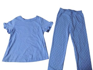 babyGAP ベビーギャップ 半袖トップス・レギンスパンツ セットアップ 110cm 5years 上下セット 2枚セット 女の子 美品