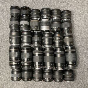 【A5】計30個 Canon キャノン EF 純正 AF オートフォーカスズームレンズ まとめ売り 28-80mm 35-105mm 75-300mm 80-200mmなど ジャンク品