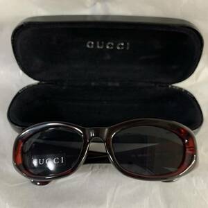 GUCCI グッチ サングラス クリアレッド