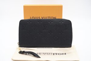 ☆安心の３大保証☆ ABランク ≪LOUIS VUITTON ルイ ヴィトン/ジッピーウォレット≫ M61864 モノグラム アンプラント ノワール ブラック 美