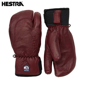 一番人気 牛革グローブ【HESTRAヘストラ/33872 3-FINGER FULL LEATHER SHORT/590(Bordeaux)7サイズ】MTR