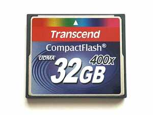 ☆美品☆ CFカード 32GB 400x トランセンド Transcend コンパクトフラッシュ CompactFlash Card