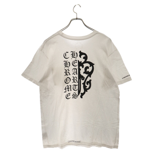 CHROME HEARTS クロムハーツ Dagger Print Pocket Tee バックダガープリントポケット付き 半袖Tシャツ ホワイト