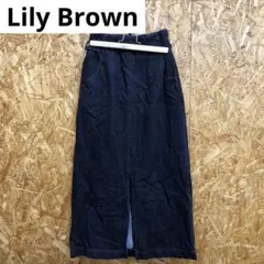 F241216-43 Lily Brown デニムスカート 1サイズ