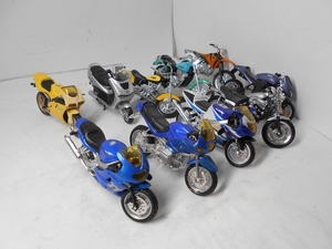 バイク　ミニカー１０台セット　ホンダ　ドカティ　トライアンフ　ＢＭＷ　プジョー　スズキ　ヤマハ　ジャンク品