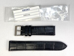 D0022AL SEIKO セイコー 19mm 純正革ベルト ブラック SARB031/6R15-00V0用 クロネコゆうパケット送料無料